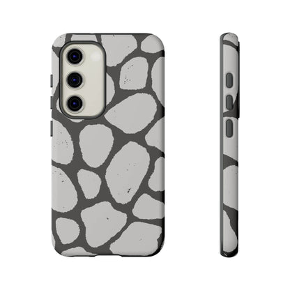 Safari Chic: Stone Giraffe Print | Tough Case