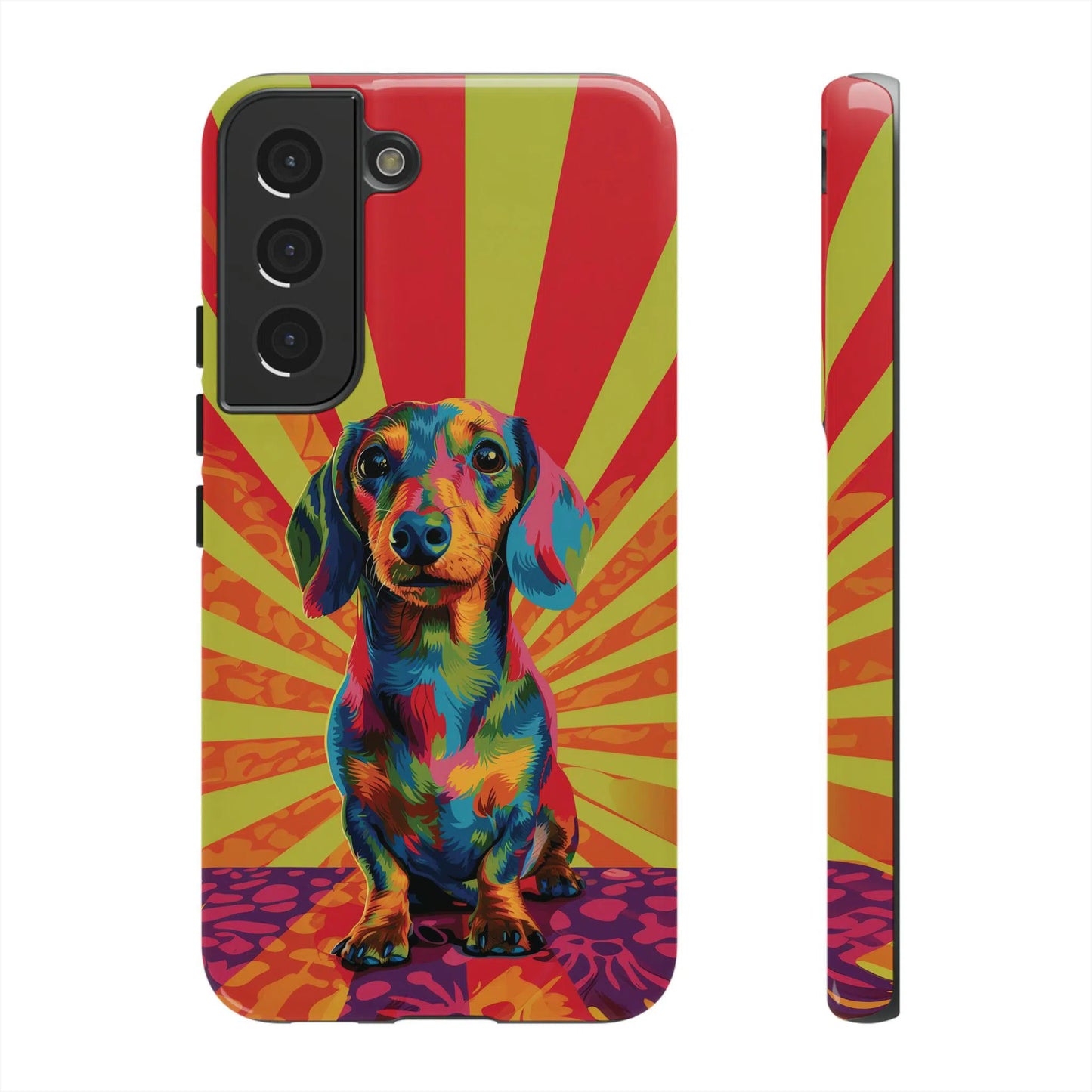 Psychedelic Pup: Vibrant Dachshund | Tough Case