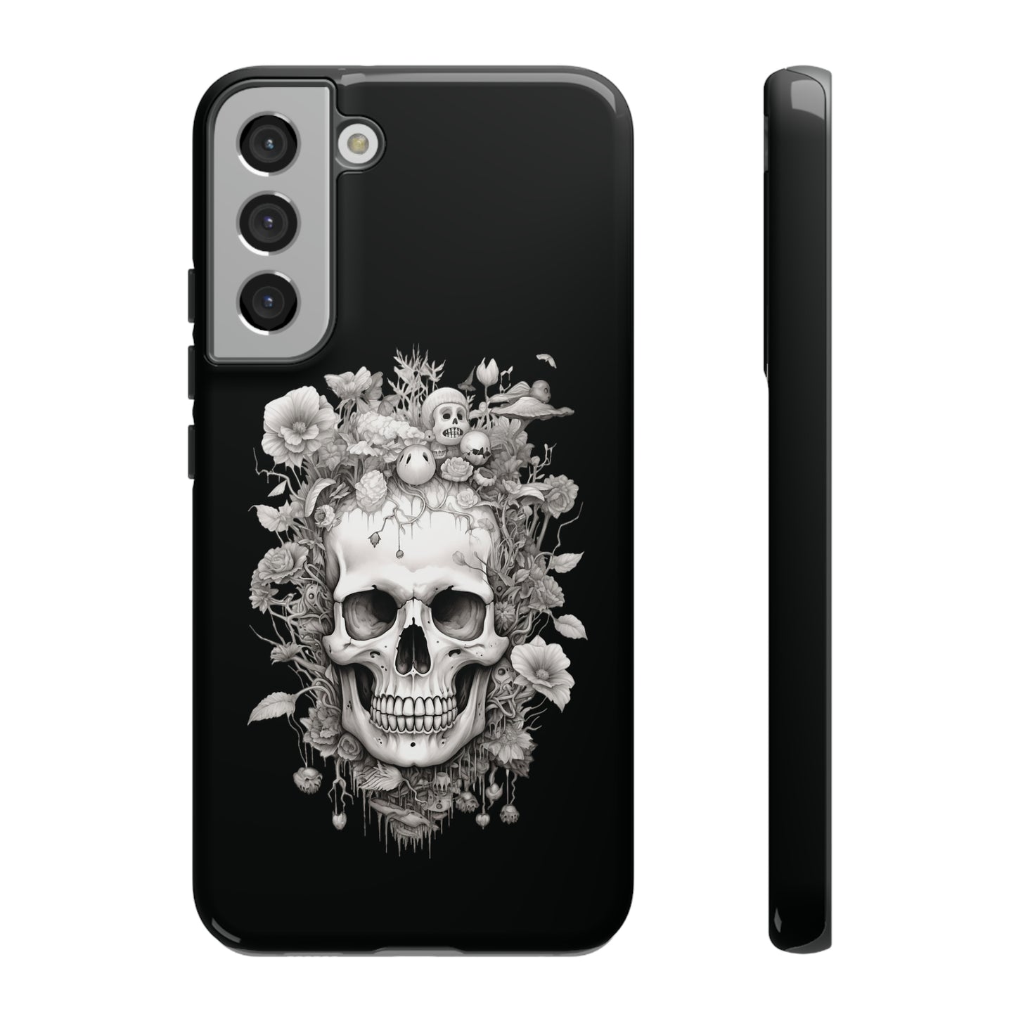 Memento Mori Floral Fusion | Tough Case