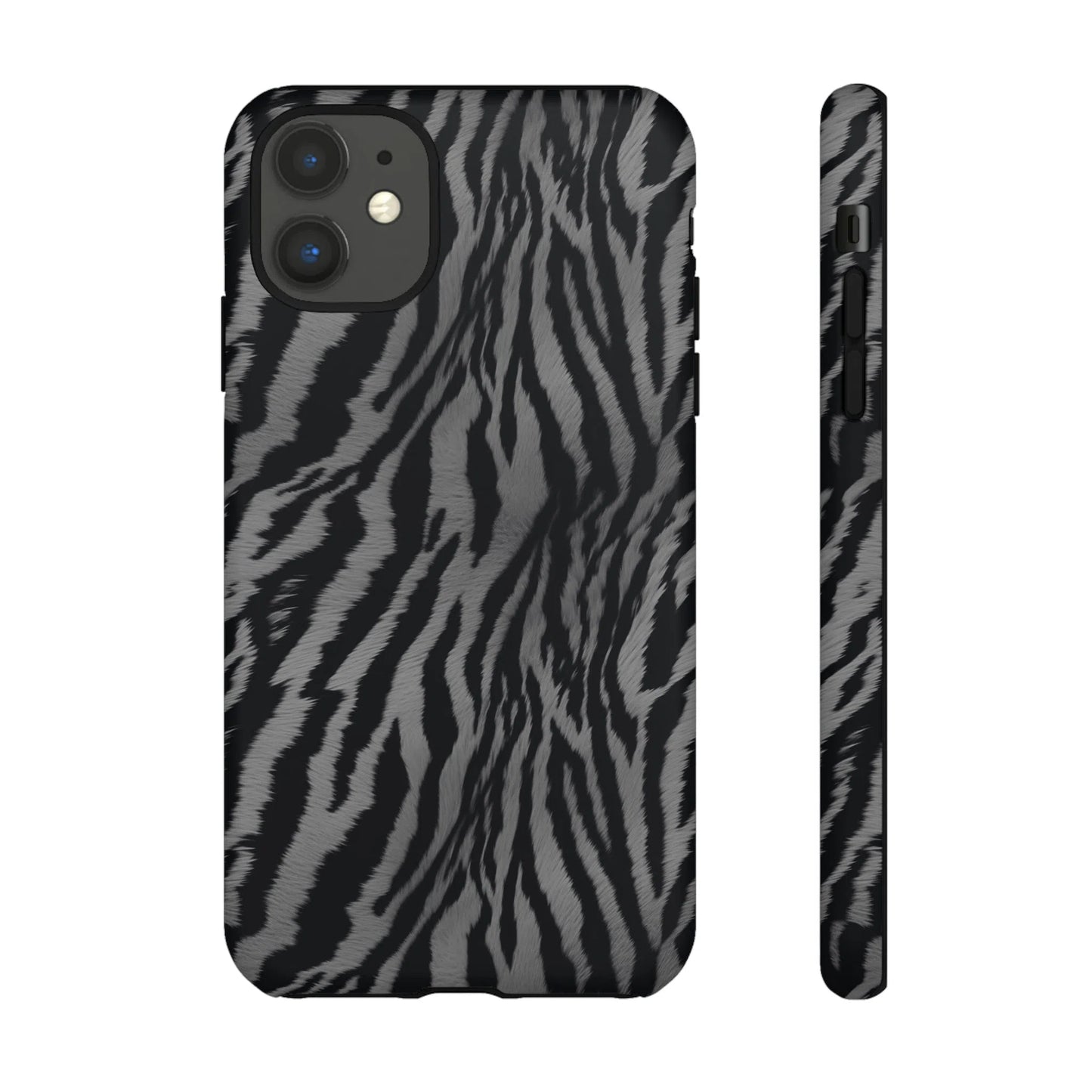 Monochrome Majesty: Tiger Print | Tough Case