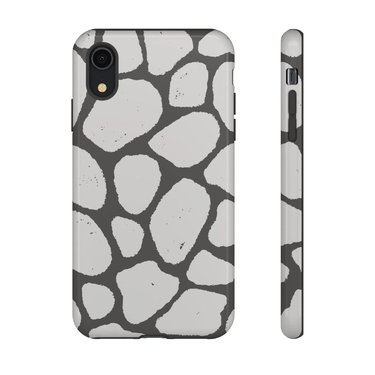 Safari Chic: Stone Giraffe Print | Tough Case