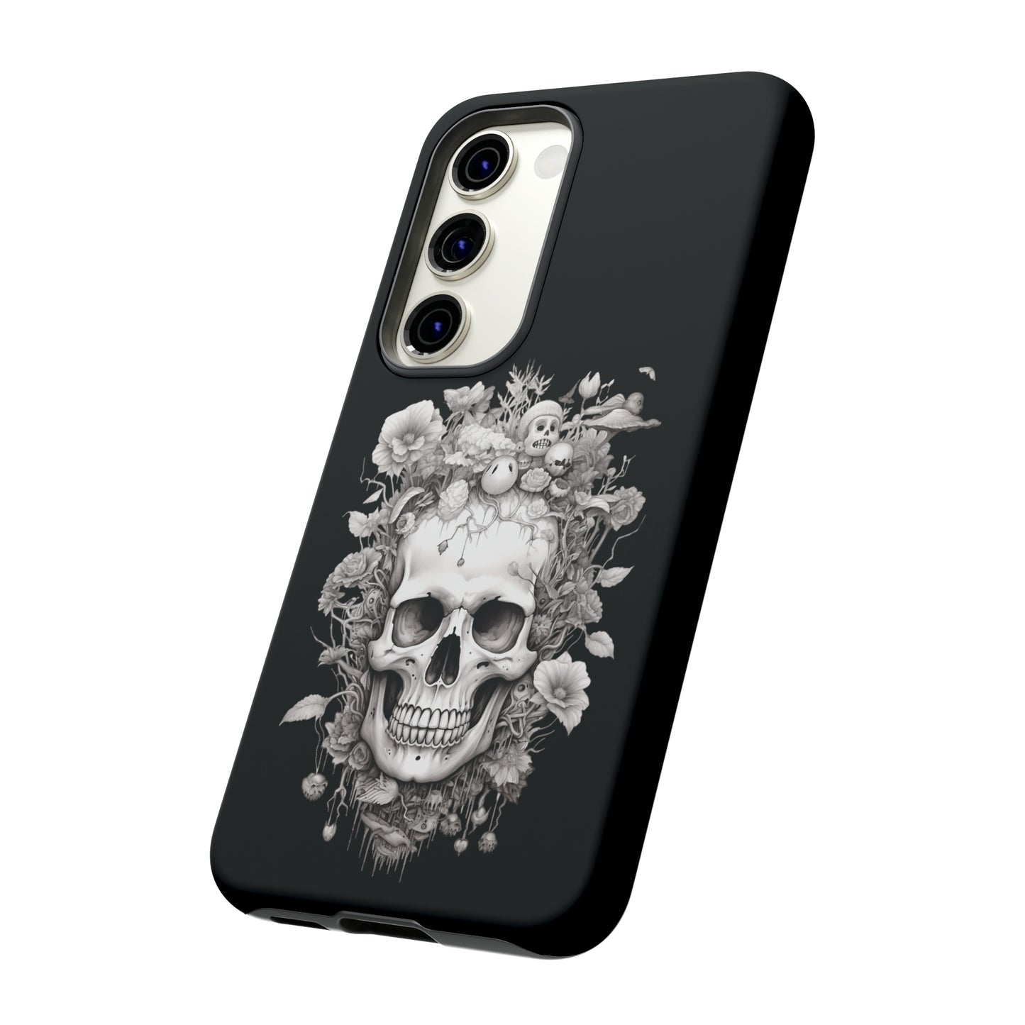 Memento Mori Floral Fusion | Tough Case