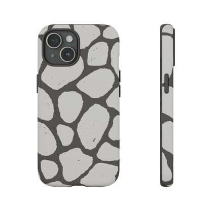 Safari Chic: Stone Giraffe Print | Tough Case