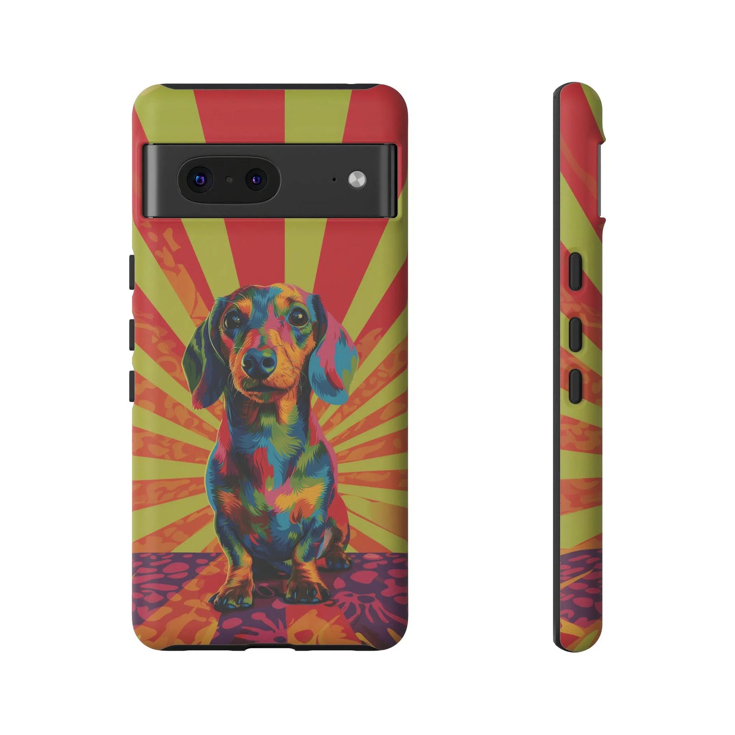 Psychedelic Pup: Vibrant Dachshund | Tough Case