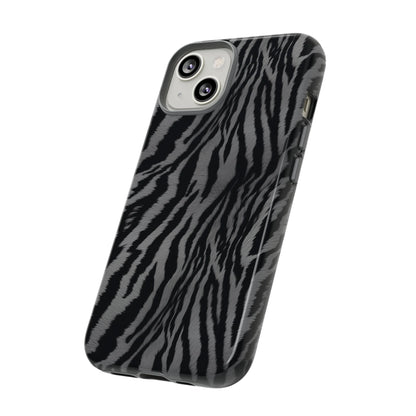 Monochrome Majesty: Tiger Print | Tough Case