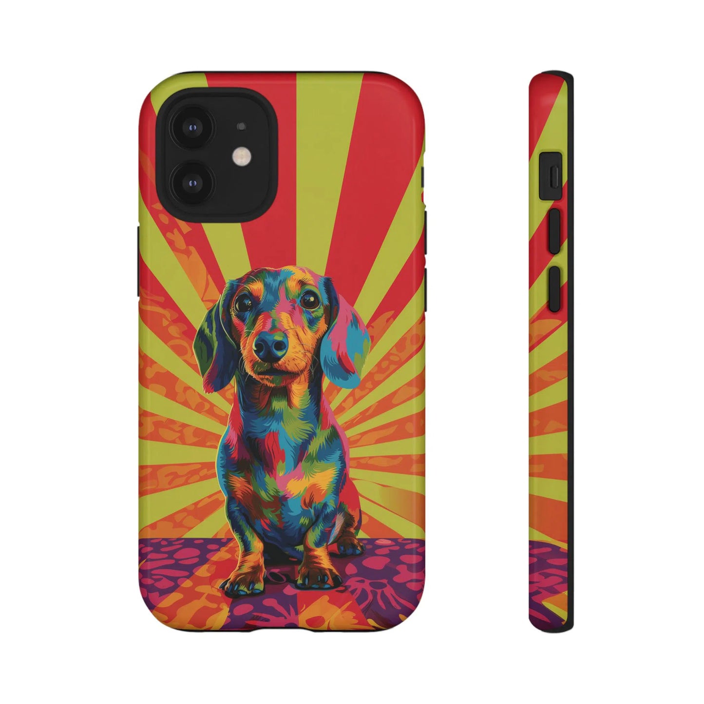 Psychedelic Pup: Vibrant Dachshund | Tough Case