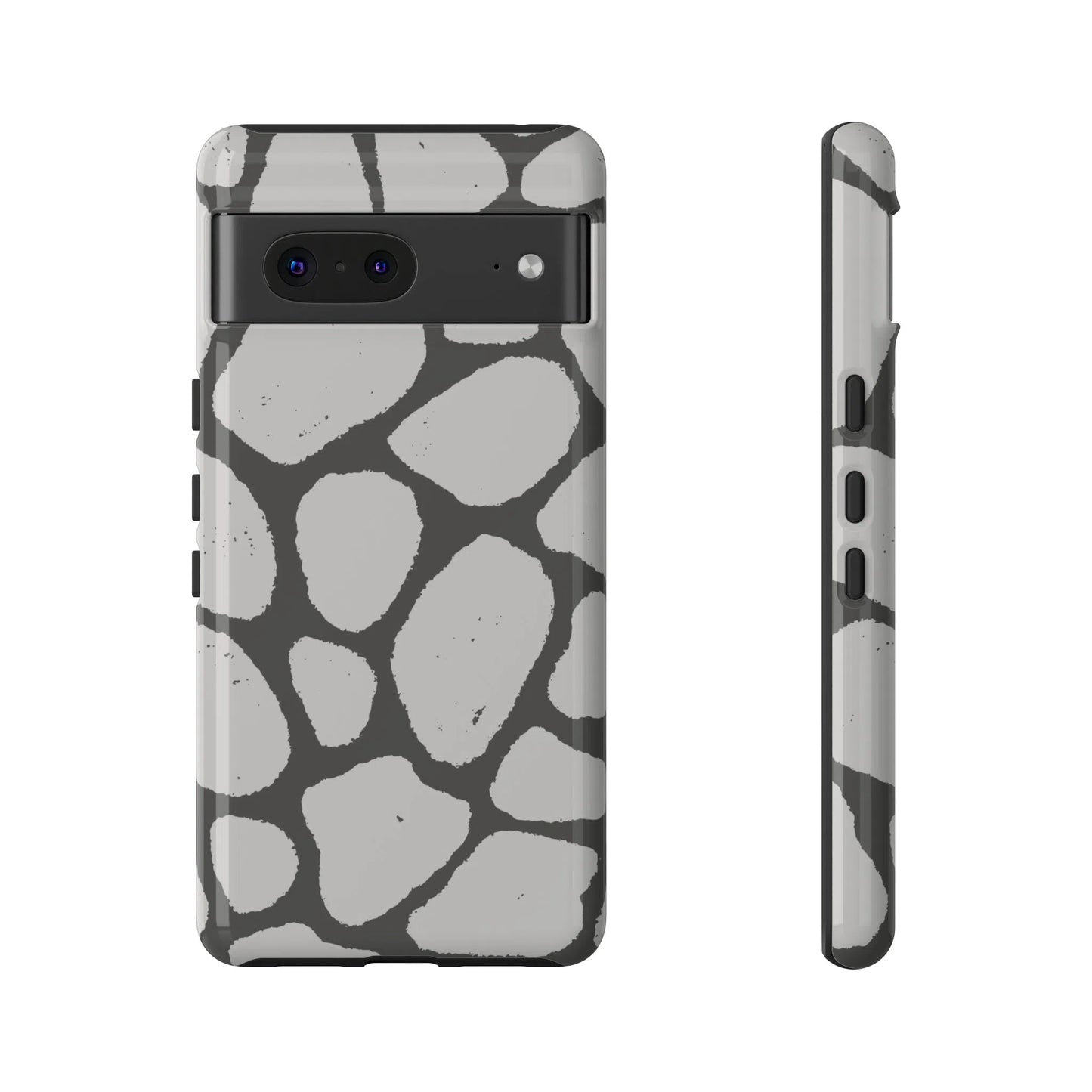 Safari Chic: Stone Giraffe Print | Tough Case