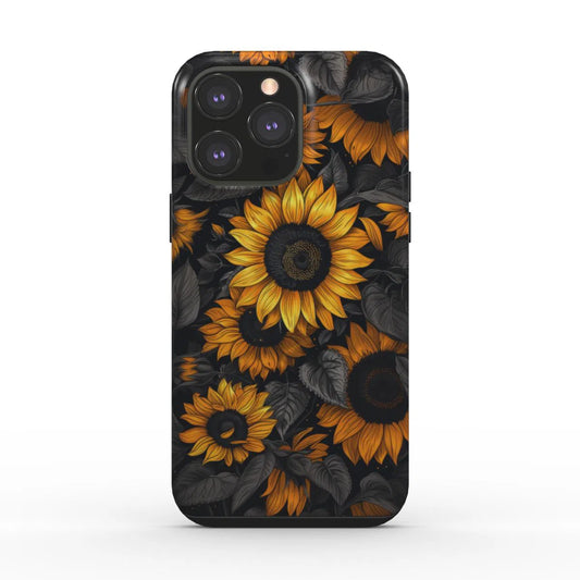 Sunset Glow : le tournesol luxuriant | Coque de téléphone résistante