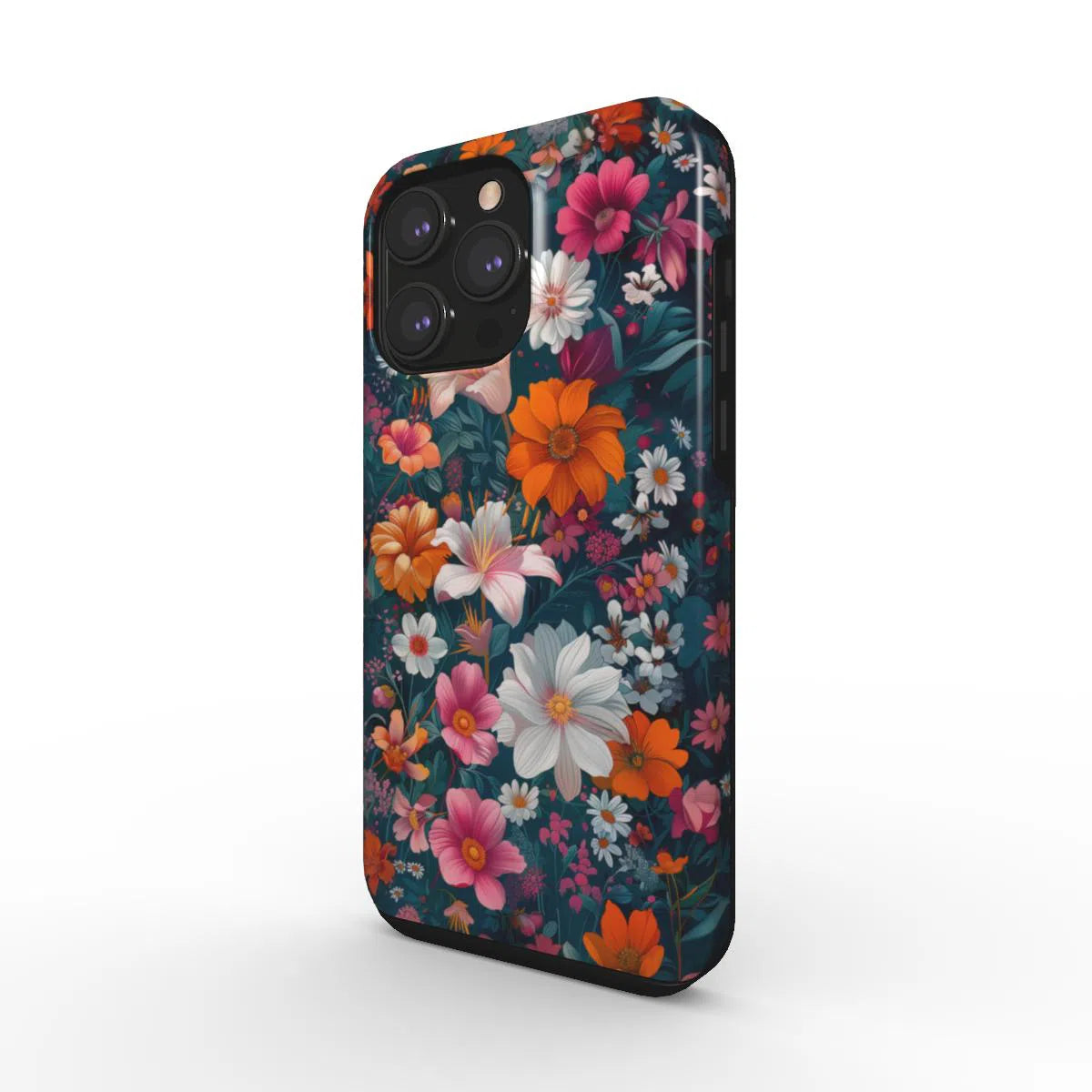 Midnight Garden: De betoverde bloemen | Stevig telefoonhoesje