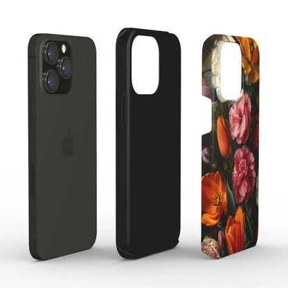 Velvet Bloom: la floración vibrante | Funda de teléfono resistente