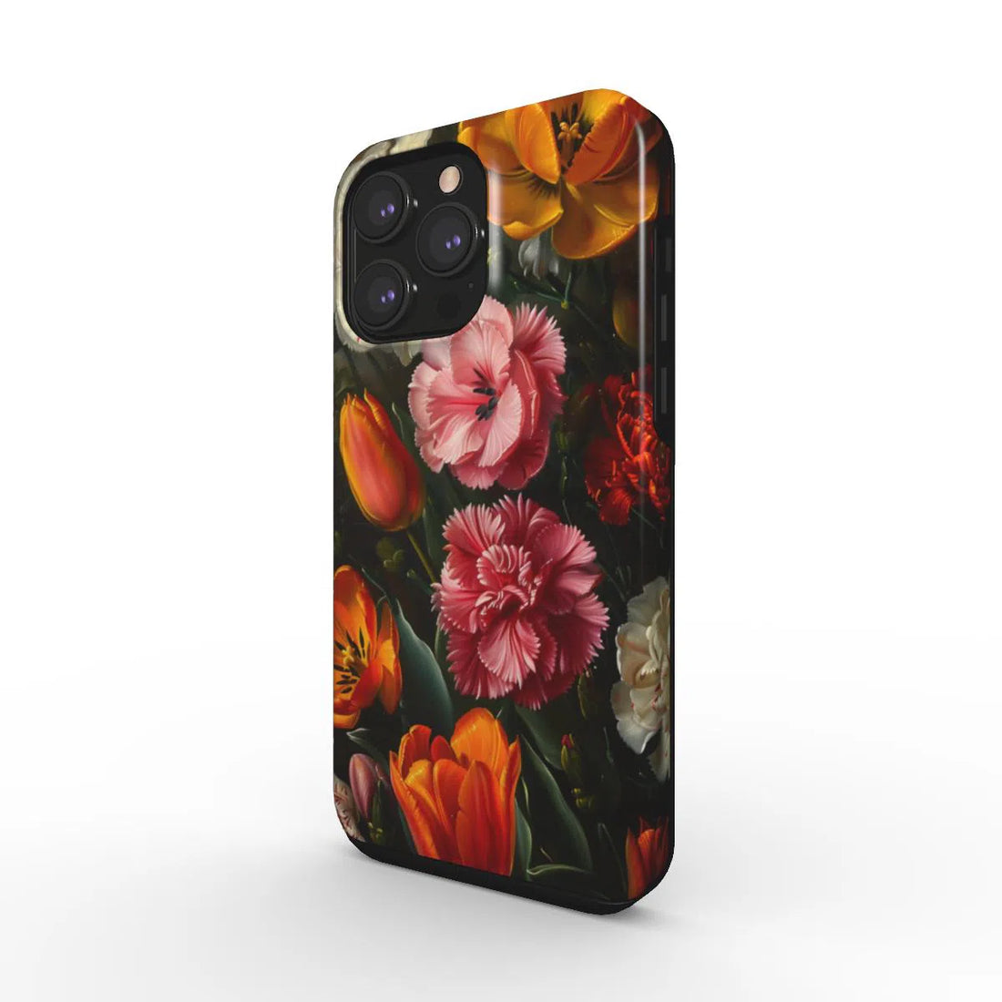 Velvet Bloom: la floración vibrante | Funda de teléfono resistente