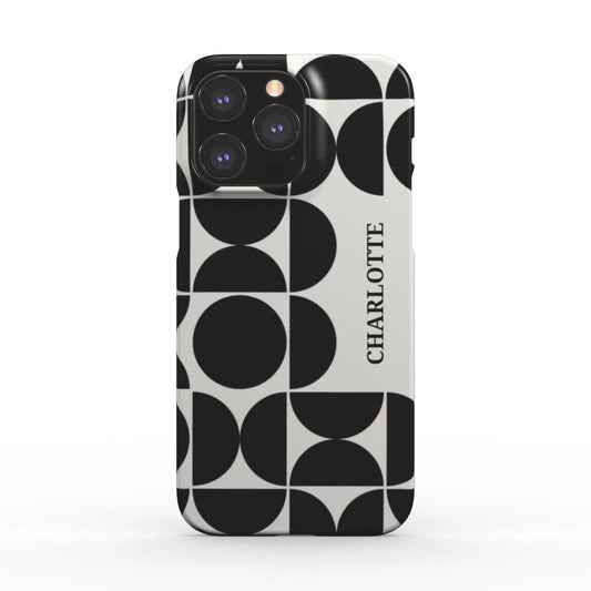 Bauhaus Geométrico Personalizado | Funda de teléfono a presión