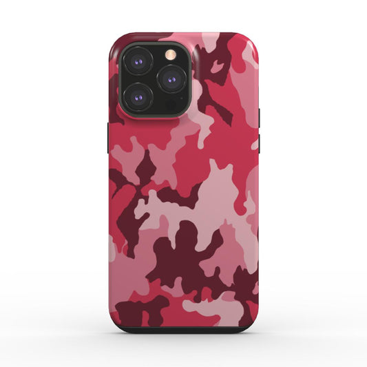 Funda para teléfono con estampado de camuflaje al atardecer | Funda de teléfono resistente