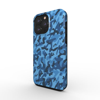 Blue Camouflage | Robust Tough Case for Mobile Phones