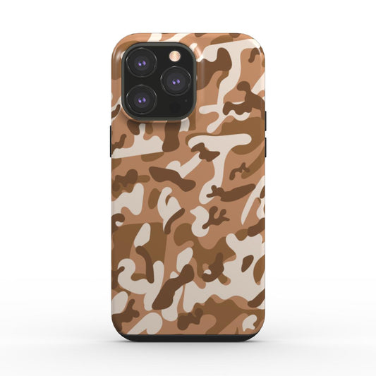 Woestijn camouflage telefoonhoesje | Stevig telefoonhoesje