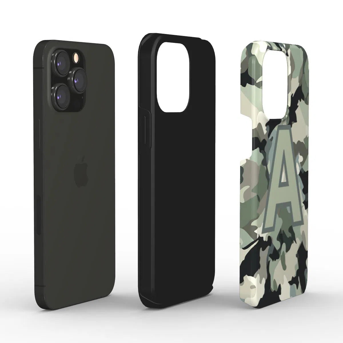 Personalised Forest Camouflage | Your Monogrammed Tough Phone Case