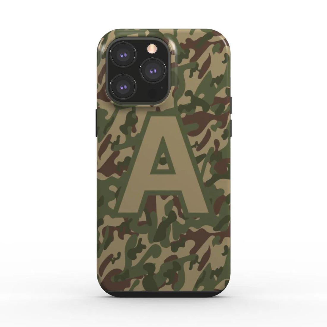 Personalised Green Camouflage | Your Custom Tough Phone Case