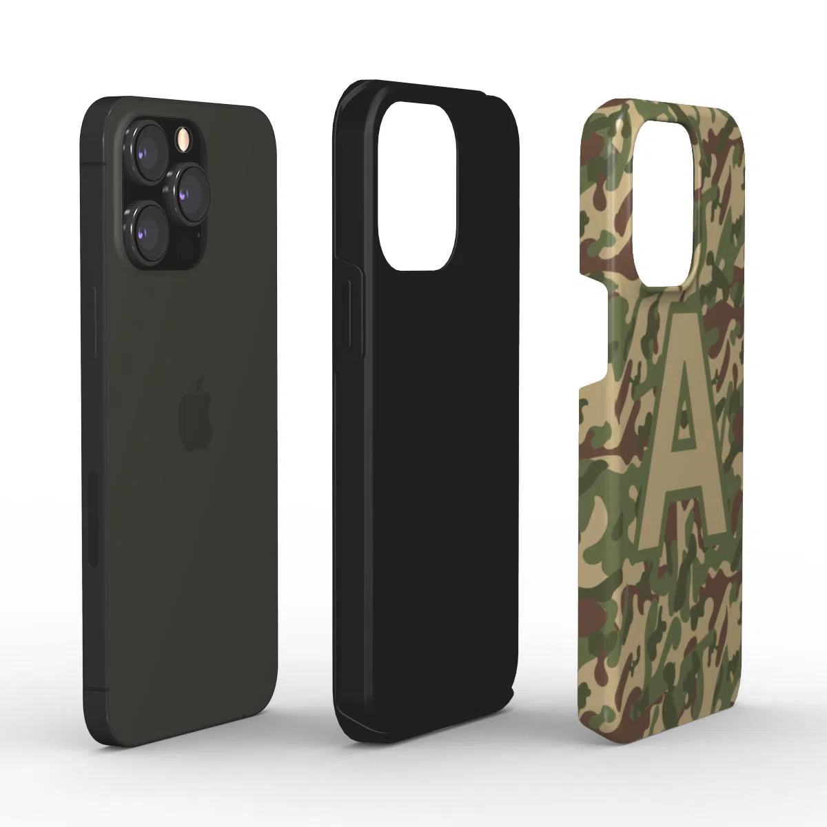 Personalised Green Camouflage | Your Custom Tough Phone Case