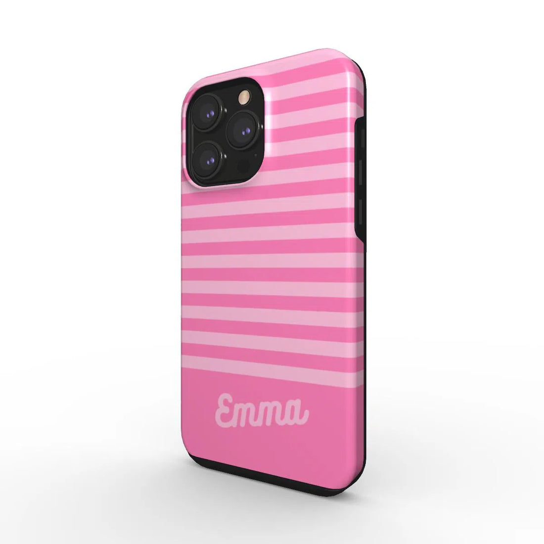 Candy Stripe Charm - Customisable Phone Case
