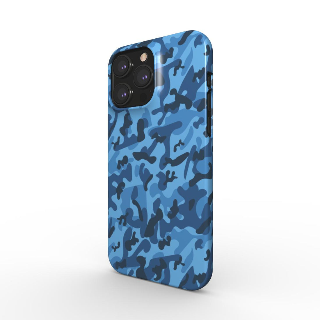 Blue Camouflage Snap Phone Case