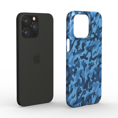 Blue Camouflage Snap Phone Case