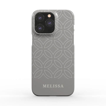 Bold Geometric Personalised Snap Phone Case
