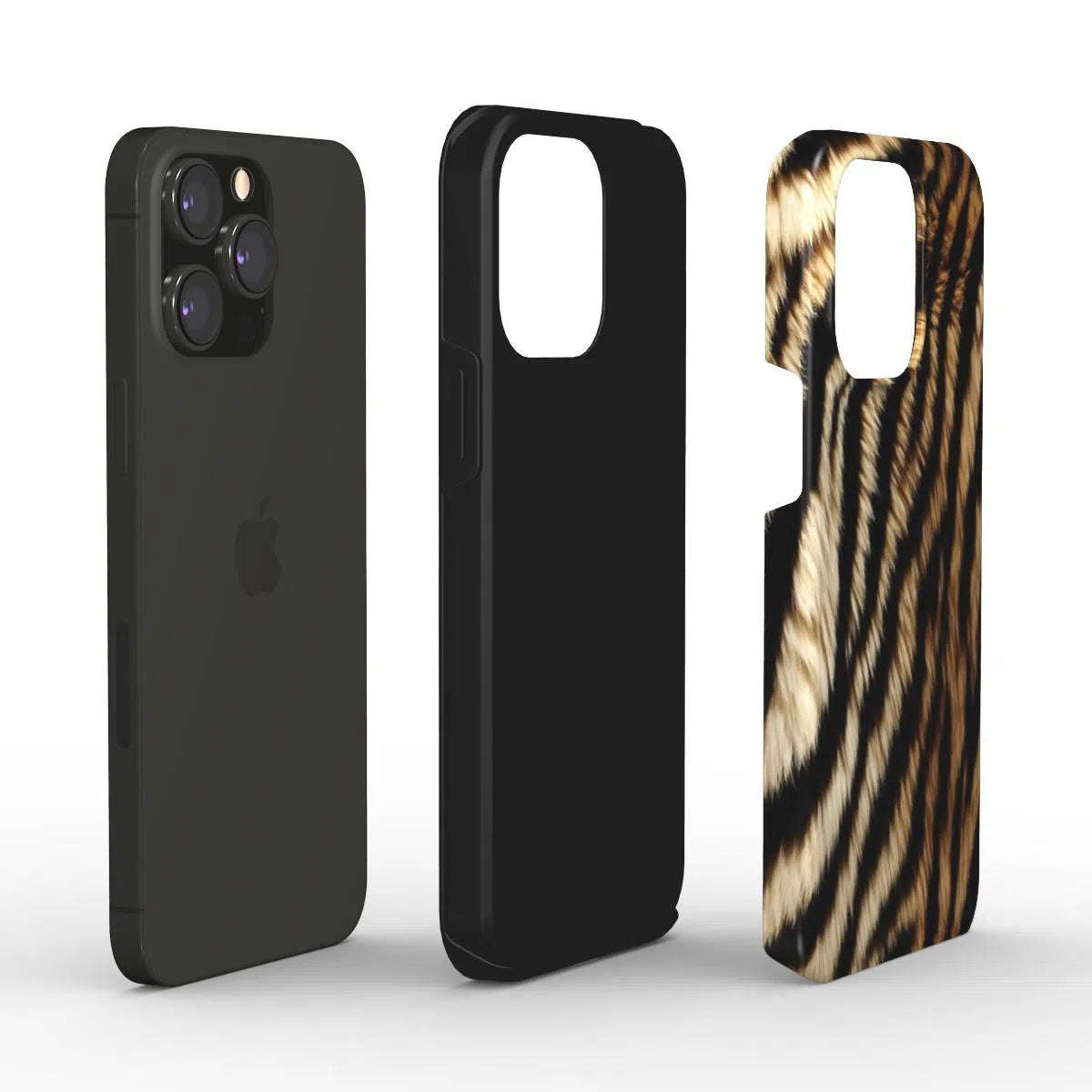 Faux Tiger Skin Tough Phone Case: Wild and Durable
