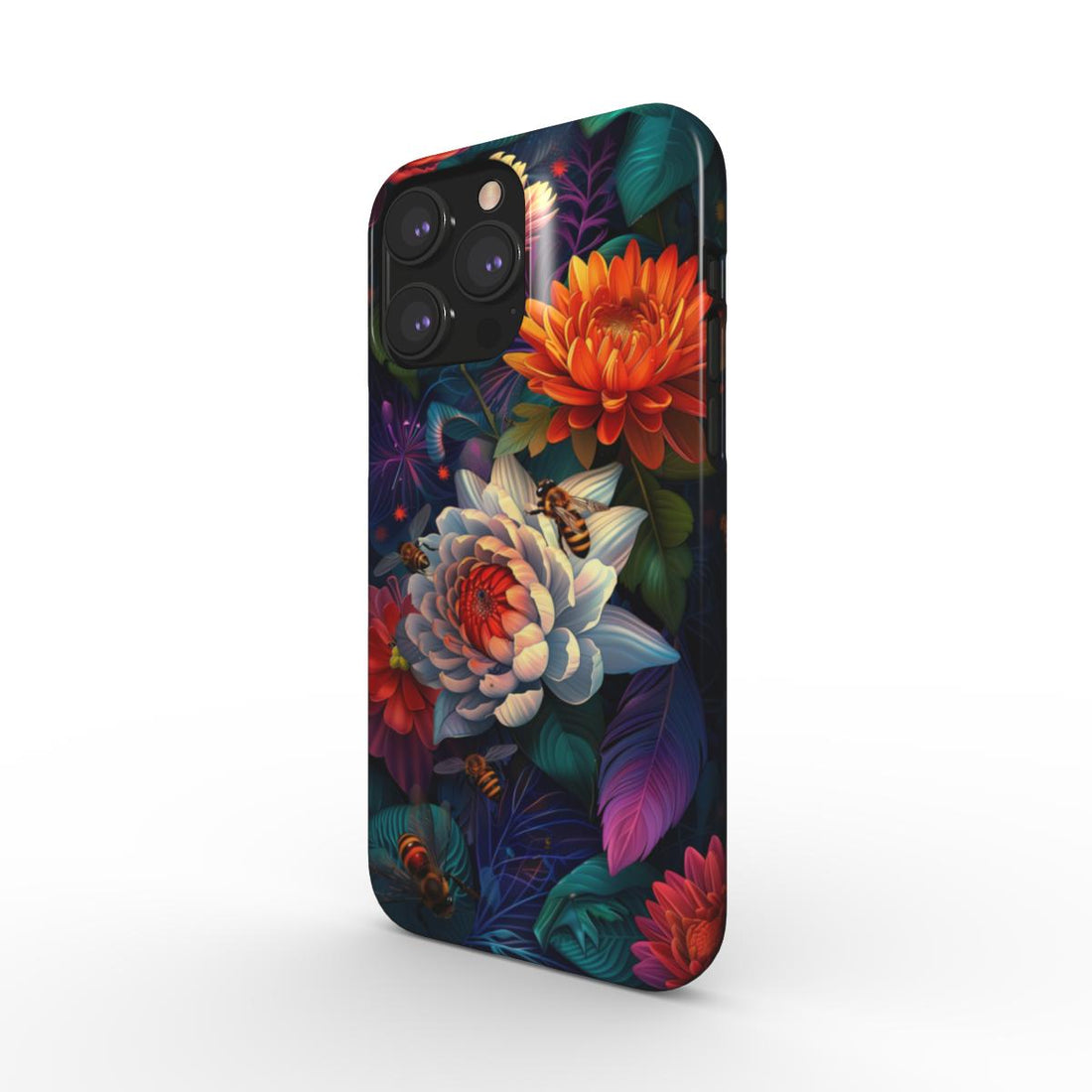Enchanted Bloom: The Lustrous Garden Snap Phone Case