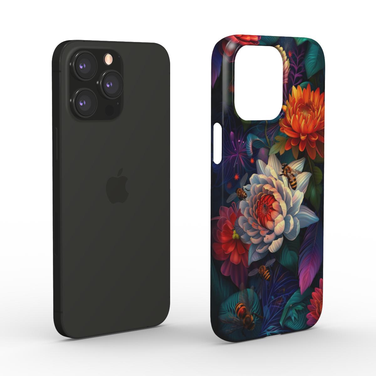 Enchanted Bloom: The Lustrous Garden Snap Phone Case