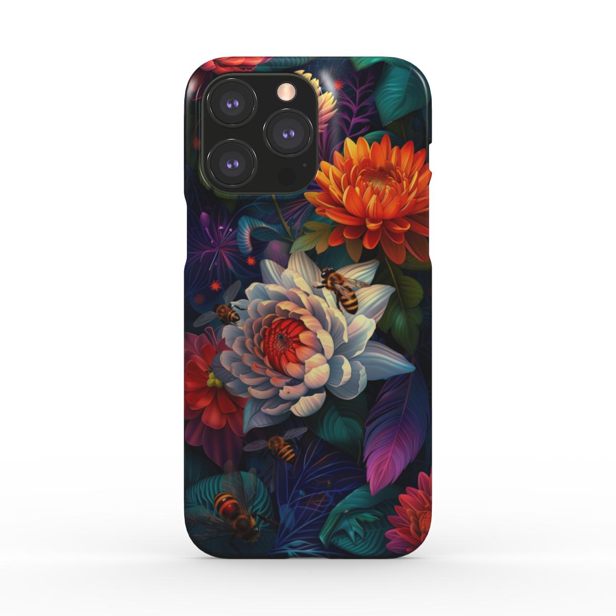 Enchanted Bloom: The Lustrous Garden Snap Phone Case