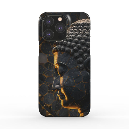 Elevate your phone’s look with the Buddha Mosaic Art Snap Case