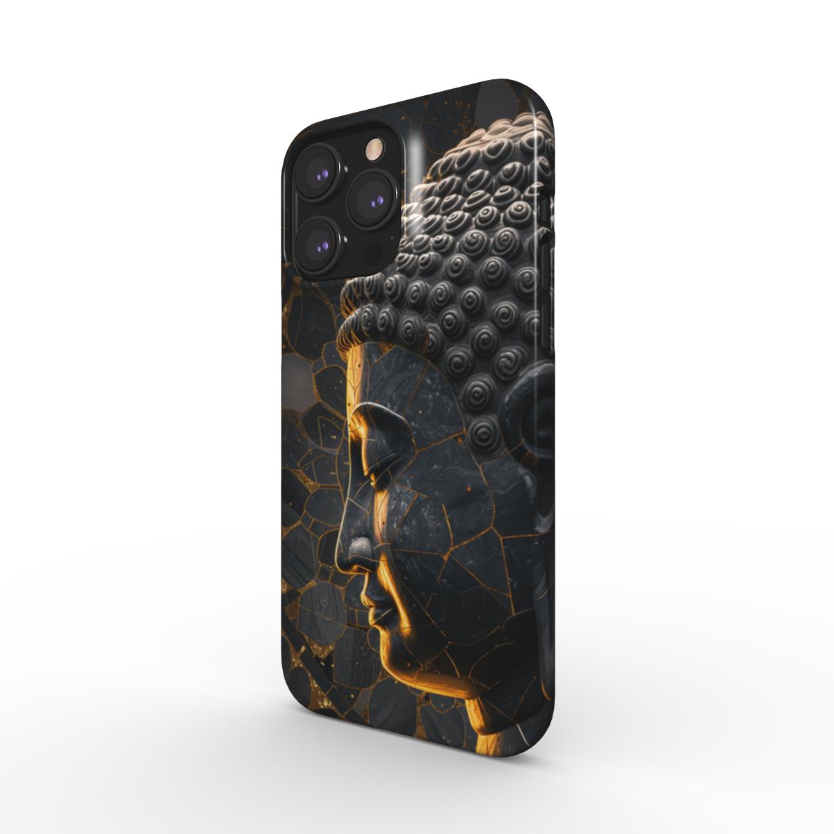 Elevate your phone’s look with the Buddha Mosaic Art Snap Case