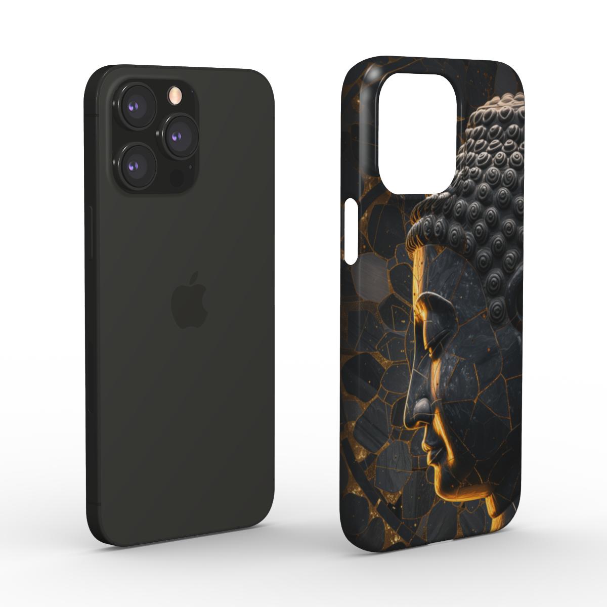 Elevate your phone’s look with the Buddha Mosaic Art Snap Case