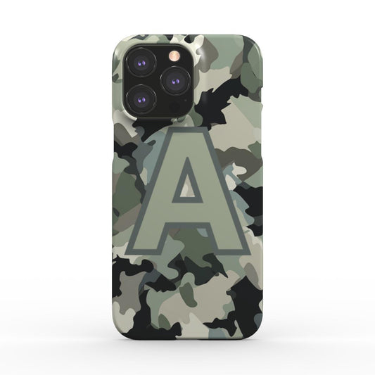 picture of Forest Camouflage Personalised Snap Phone Case