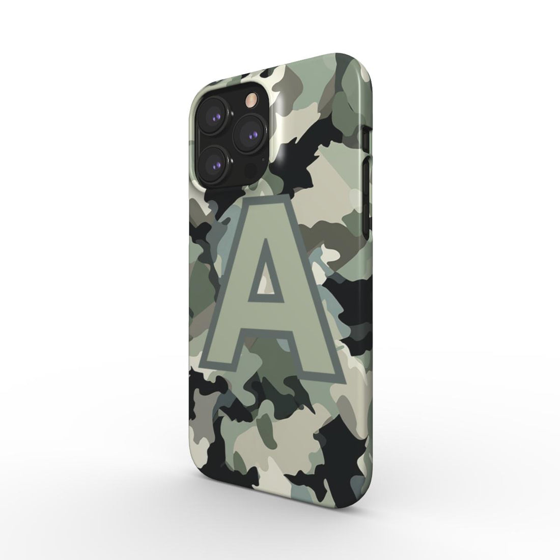 picture of Forest Camouflage Personalised Snap Phone Case