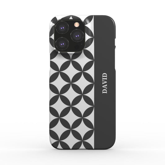 picture of Geometric Echo: Personalised Snap Phone Case