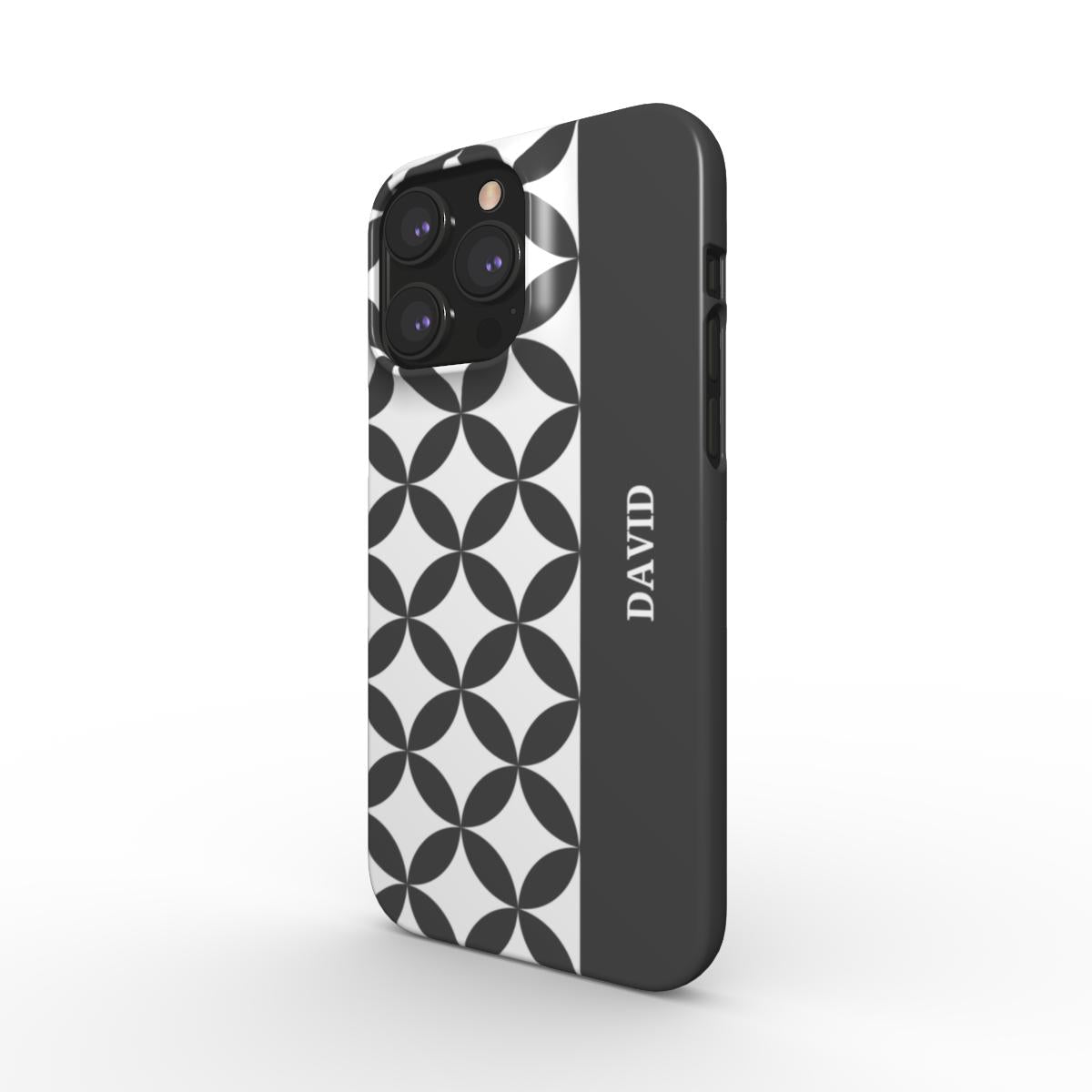 picture of Geometric Echo: Personalised Snap Phone Case