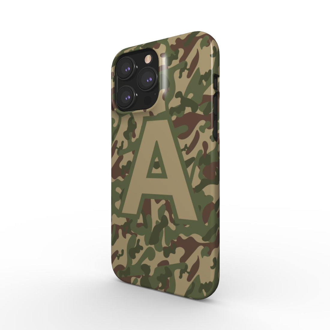 picture of Green Camouflage Personalised Snap Phone Case