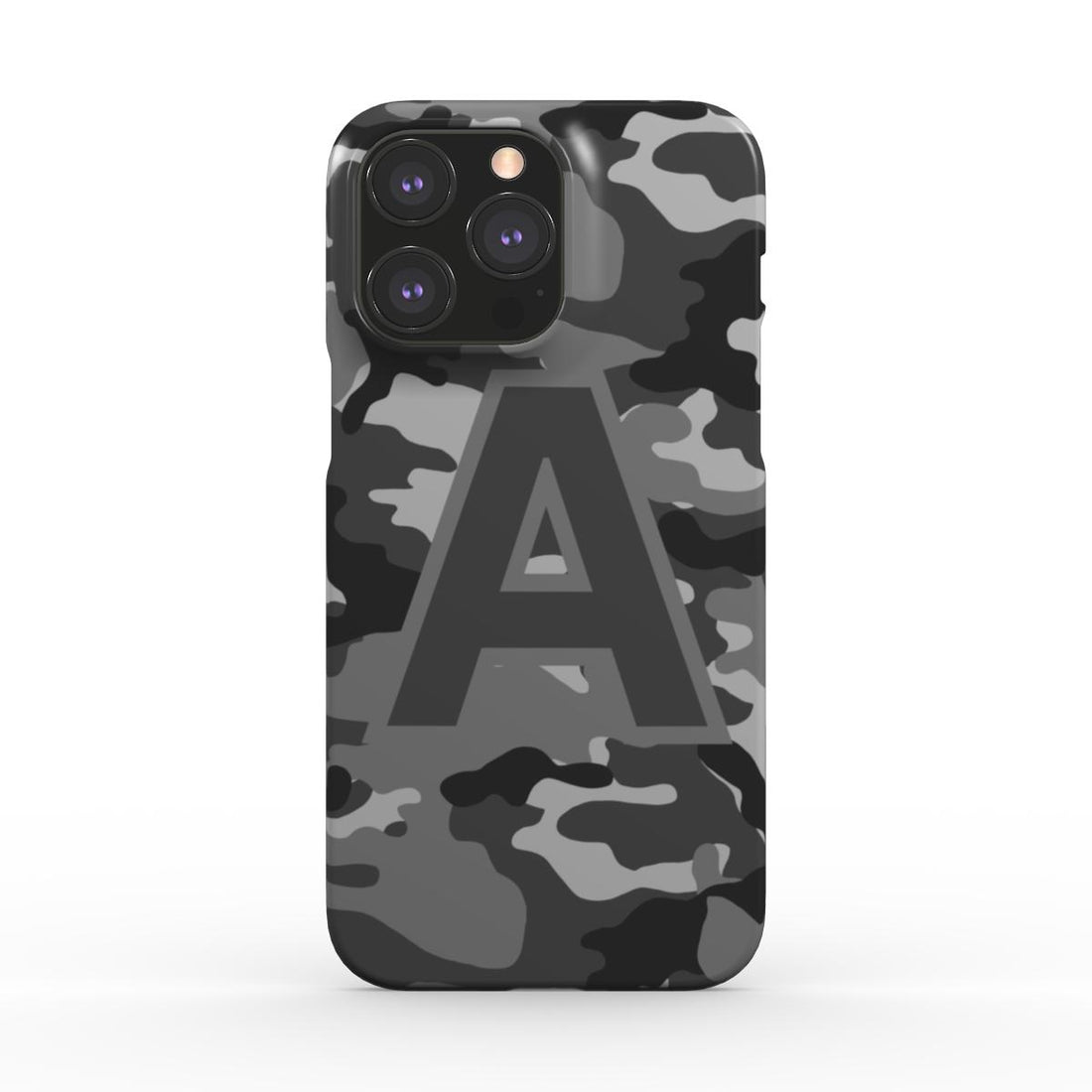 picture of Grey Urban Camouflage Personalised Snap Phone Case