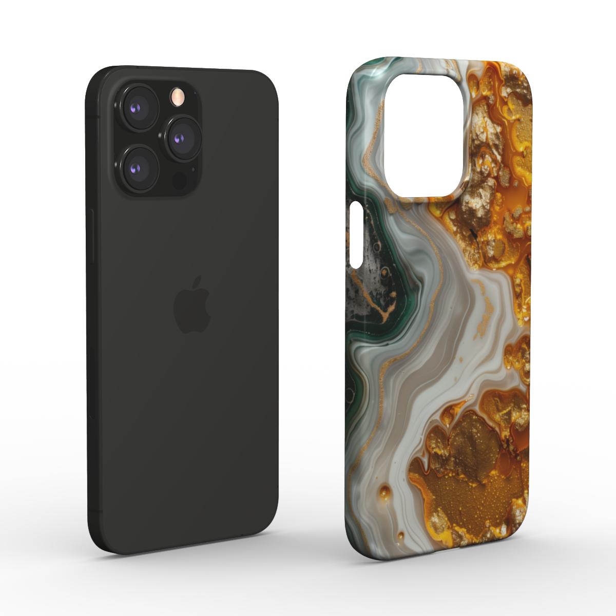 picture of Golden Geode Snap Phone Case