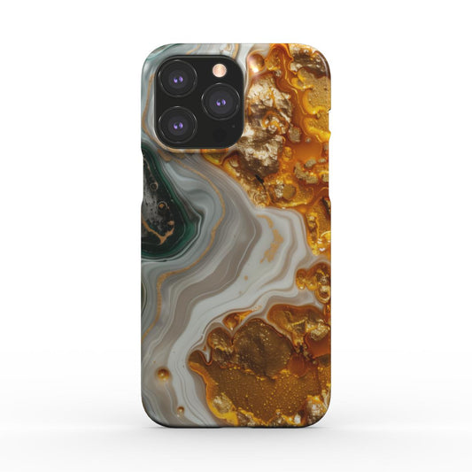 picture of Golden Geode Snap Phone Case