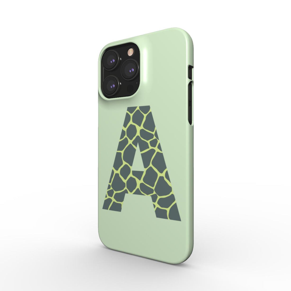 pic of Green Giraffe Monogram Snap Phone Case