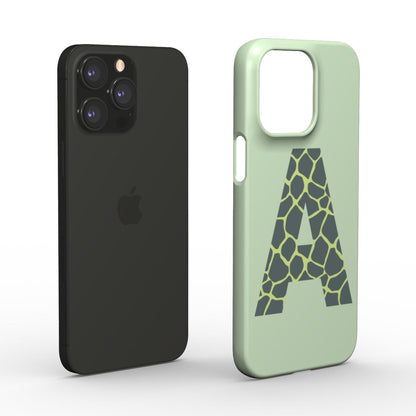 pic of Green Giraffe Monogram Snap Phone Case