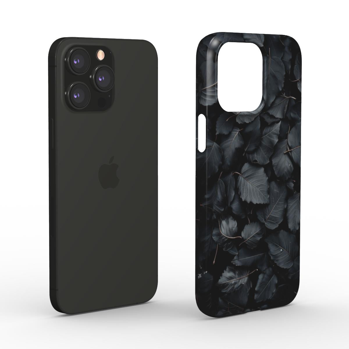 pic of Midnight Foliage Snap Phone Case | Sleek & Stylish Protection