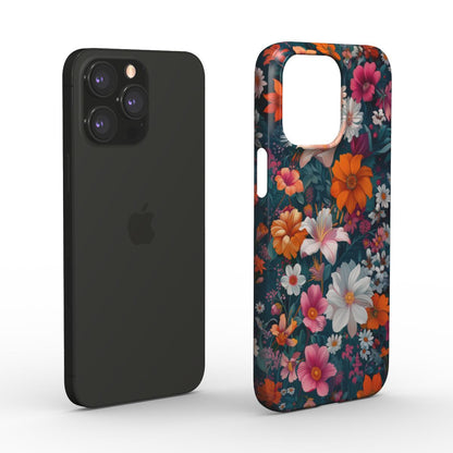 pic of Midnight Garden Snap Phone Case | Enchanting Floral Elegance