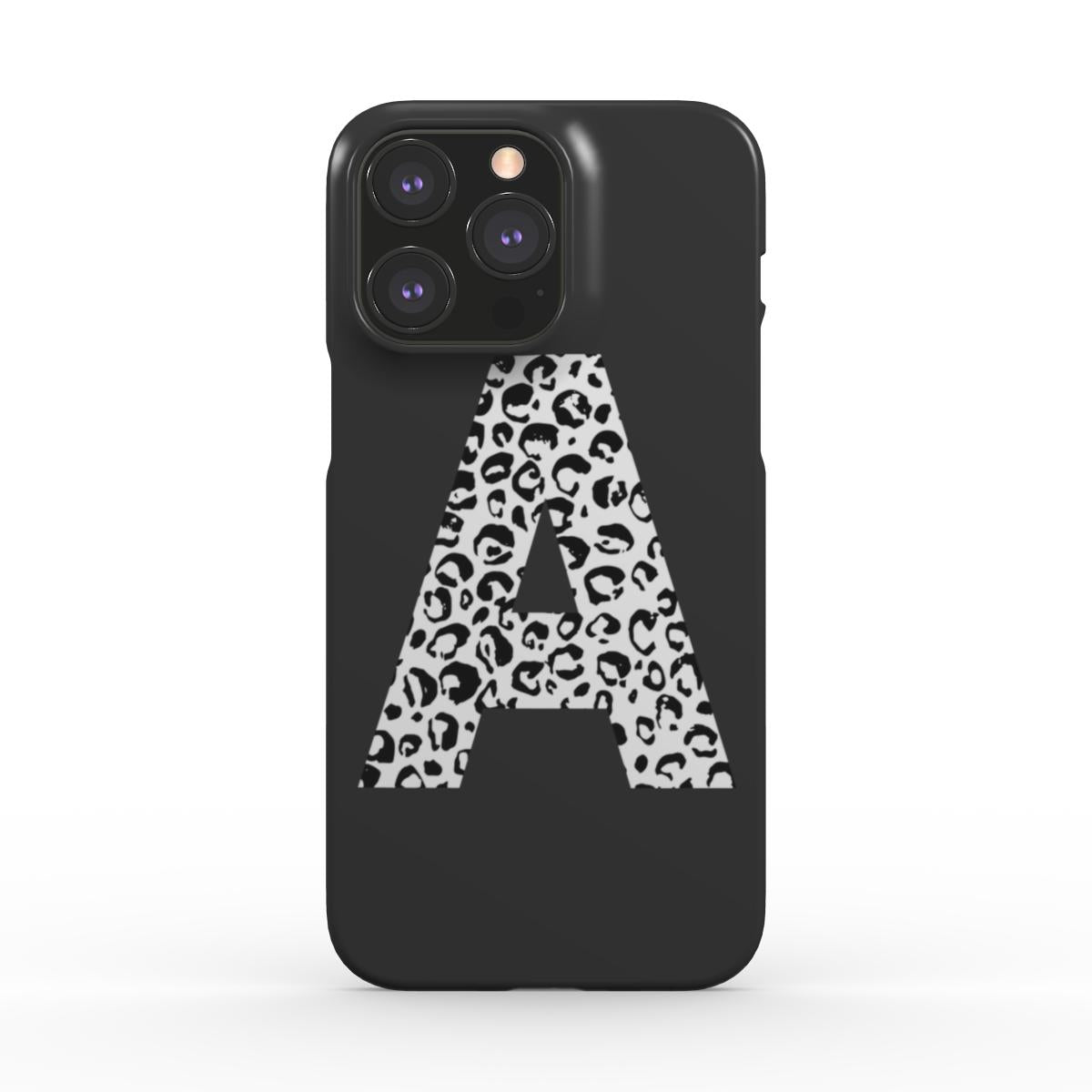 Mono Leopard Monogram Snap Phone Case | Bold & Elegant Design