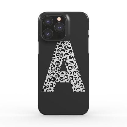 Mono Leopard Monogram Snap Phone Case | Bold & Elegant Design