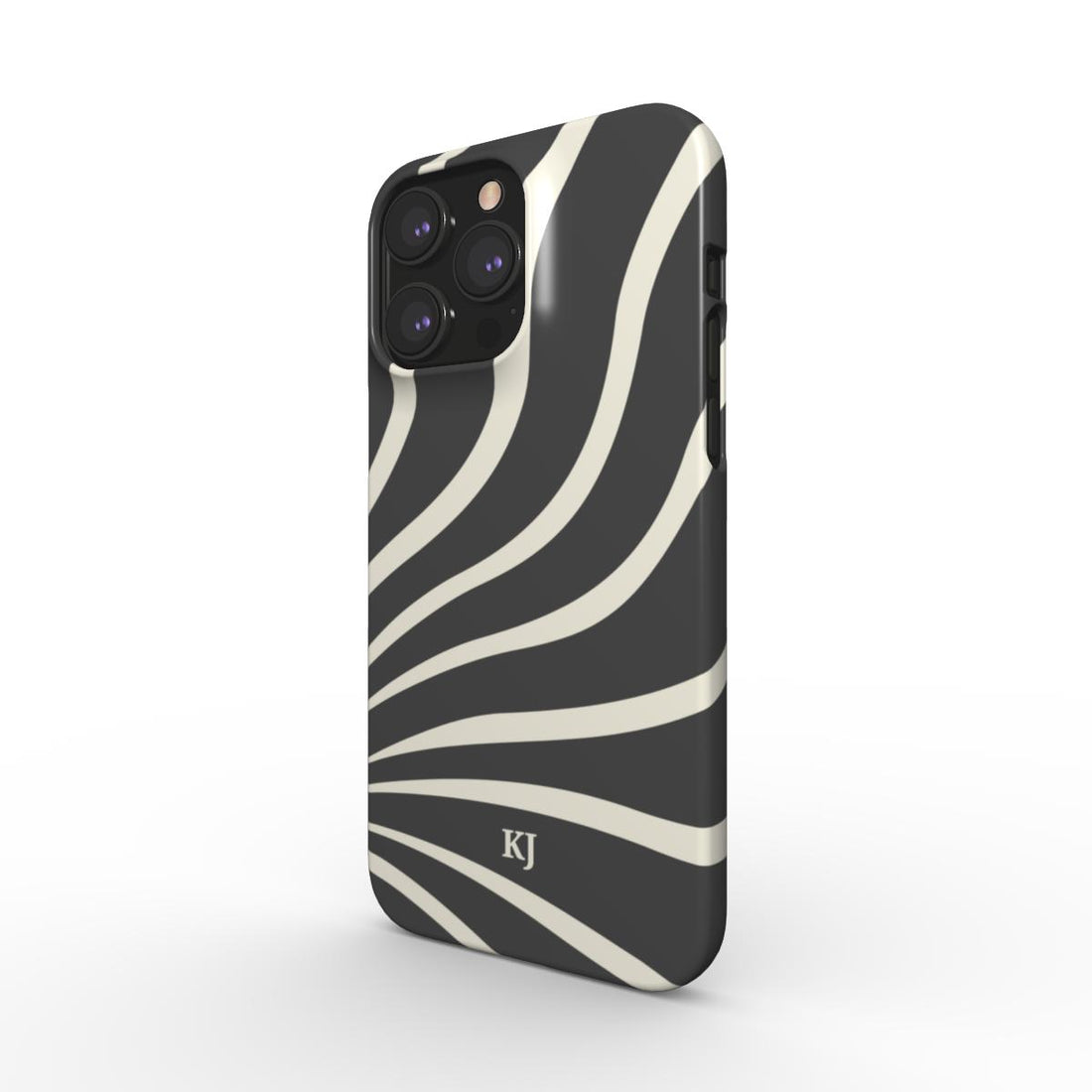 Mono Wave Monogram Snap Phone Case | Sleek & Personalised