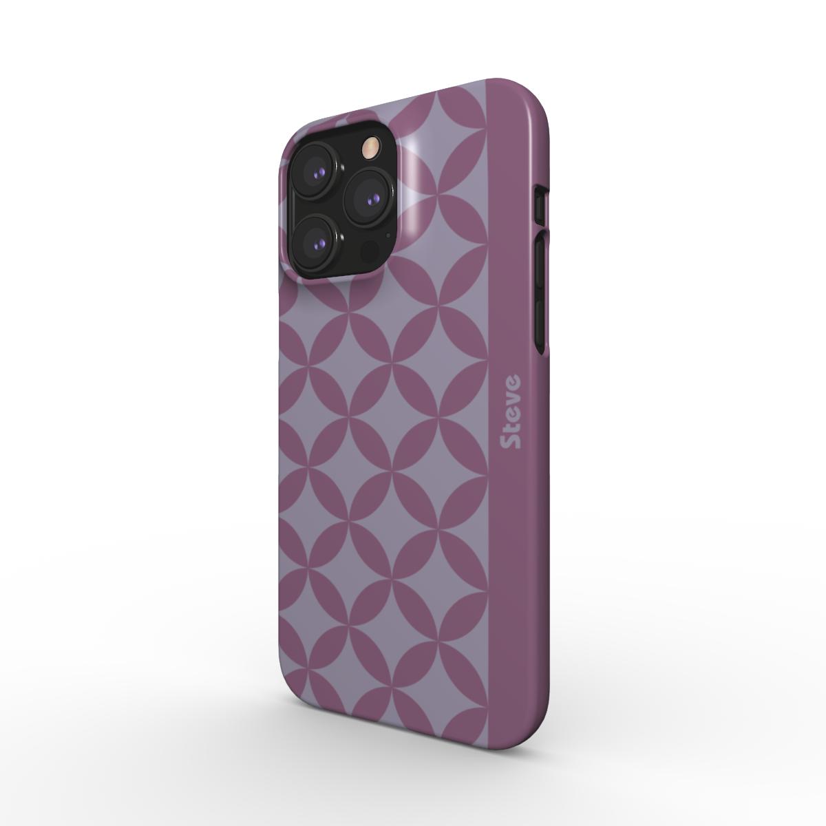 Neo Mono Geometric Personalised Snap Phone Case | Modern & Stylish