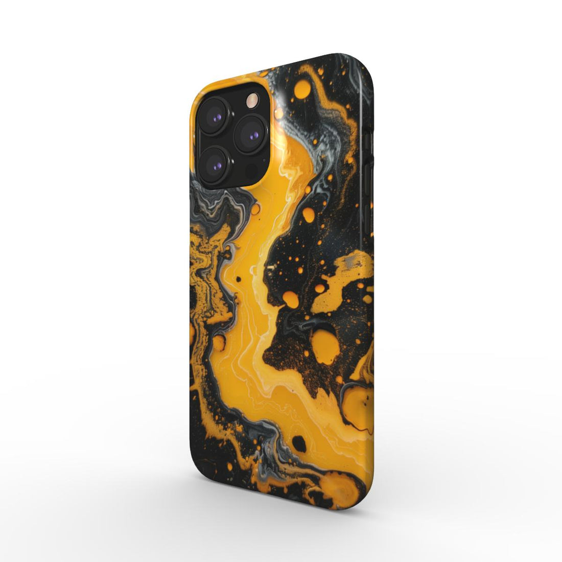 Obsidian Glow Snap Phone Case | Luxurious Marble Effect